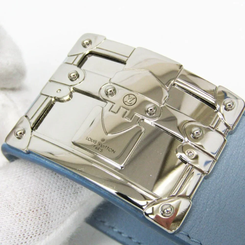 LOUIS VUITTON Blue Leather Bracelet - Picture 3 of 11